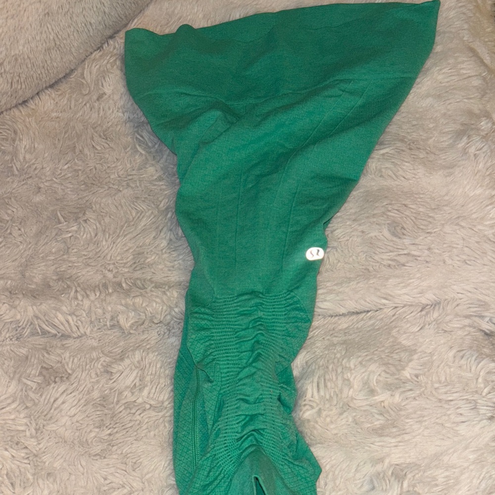 Green Lululemon Compression Capris - image 1